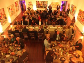 PAAM gala dinner in Hawthorne Gallery