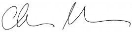 Chris McCarthy Signature