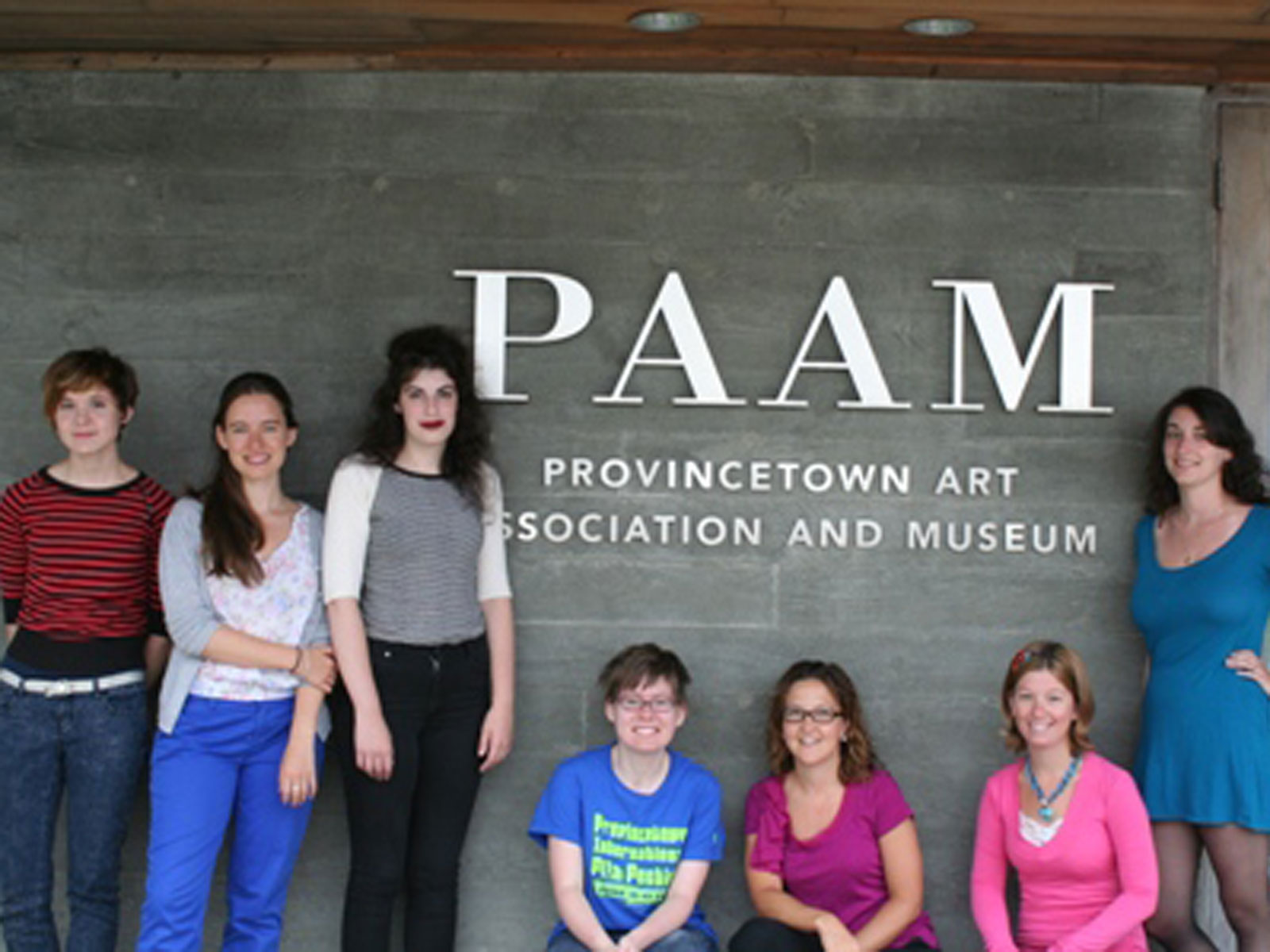 Six Summer 2012 interns pose with Program Administrator Grace Ryder-O'Malley