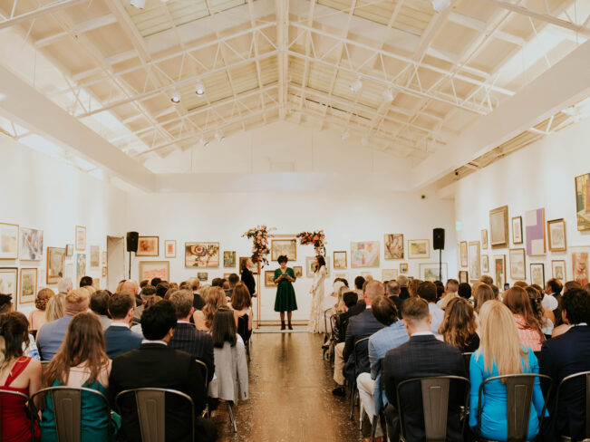 PAAM wedding in the Hofmann Gallery